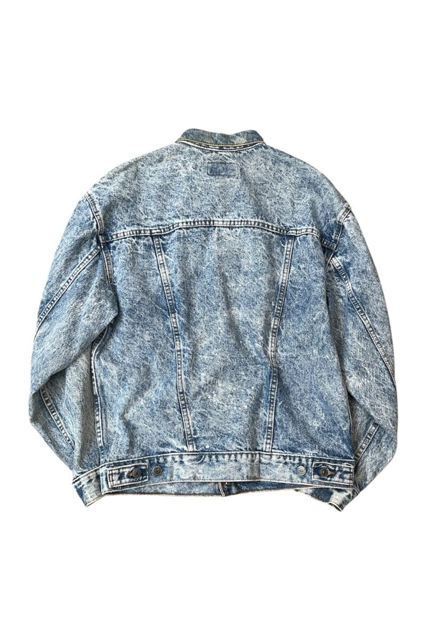 MADE IN USA 80'S 57503-0209 4TH TYPE DENIM JACKET / INDIGO [SIZE: XL USED]
