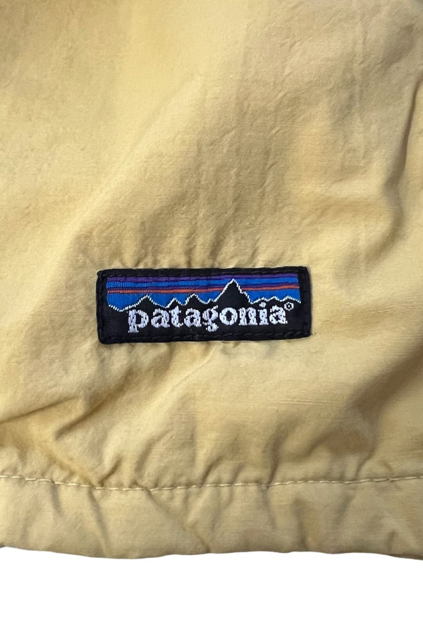 90'S NYLON SHORT PANTS / YELLOW [SIZE: M USED]