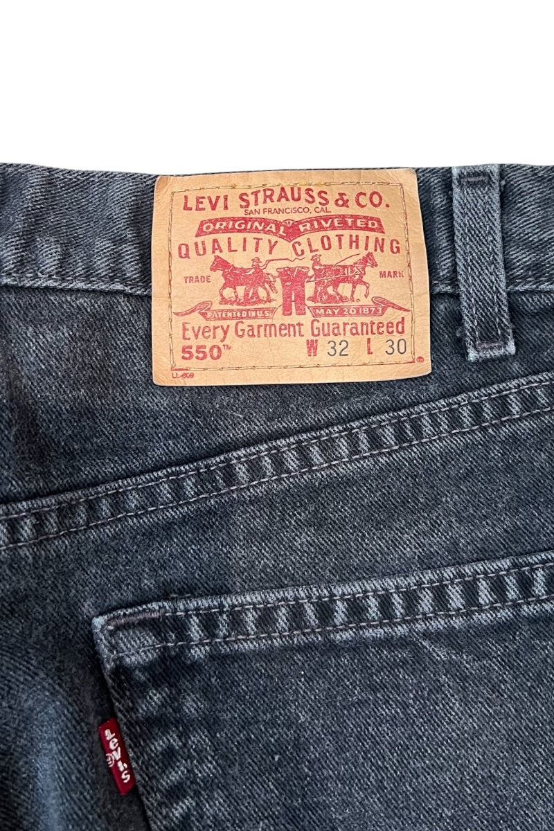 02'S 550 DENIM PANTS / BLACK [SIZE: W32 USED]