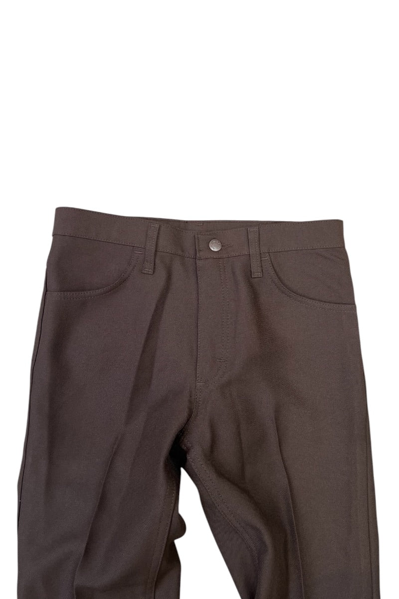 MADE IN MEXICO 90'S WRANCHER PANTS / BROWN [SIZE: 31 DEADSTOCK/NOS]