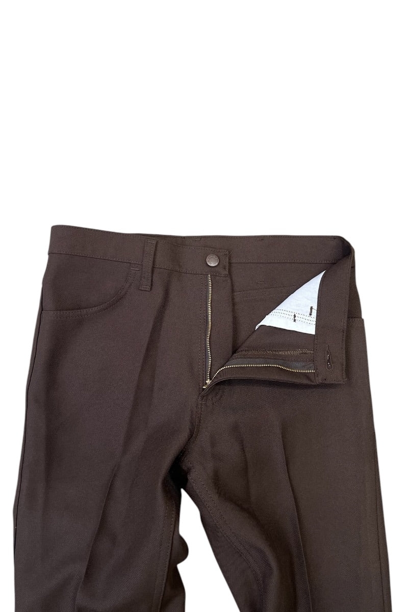 MADE IN MEXICO 90'S WRANCHER PANTS / BROWN [SIZE: 31 DEADSTOCK/NOS]
