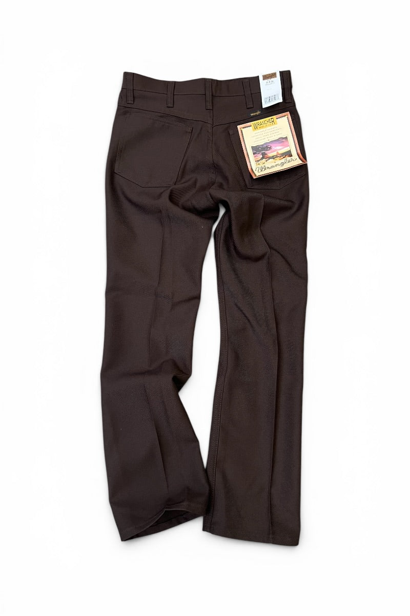 MADE IN MEXICO 90'S WRANCHER PANTS / BROWN [SIZE: 31 DEADSTOCK/NOS]