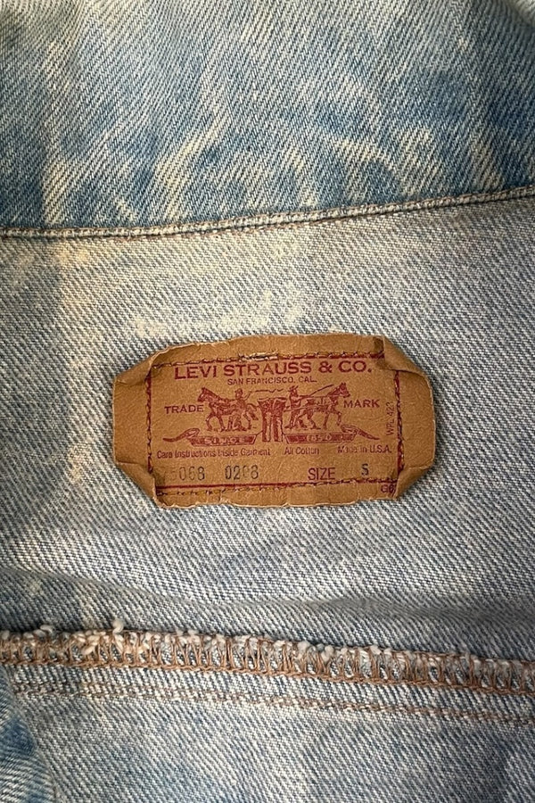 MADE IN USA 90'S 75068 DENIM JACKET / INDIGO [SIZE: S USED]