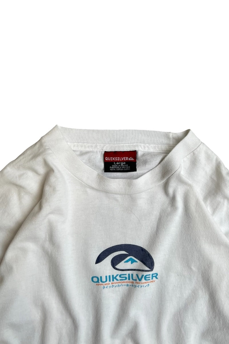 MADE IN MEXICO Y2K EARLY 00'S L/S T-SHIRT / WHITE [SIZE: L USED]