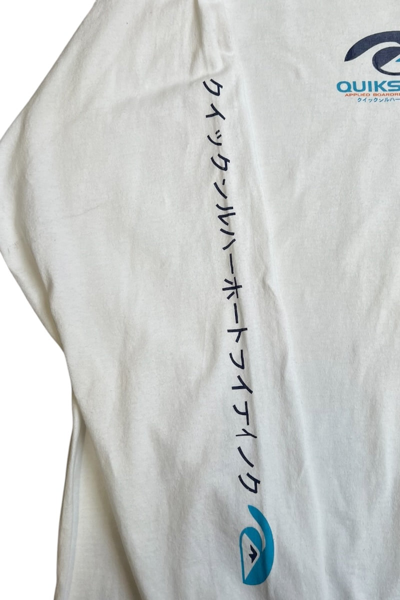MADE IN MEXICO Y2K EARLY 00'S L/S T-SHIRT / WHITE [SIZE: L USED]