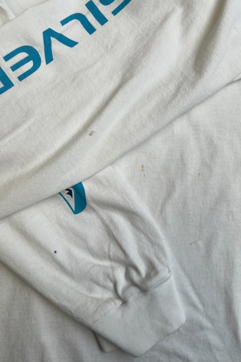 MADE IN MEXICO Y2K EARLY 00'S L/S T-SHIRT / WHITE [SIZE: L USED]
