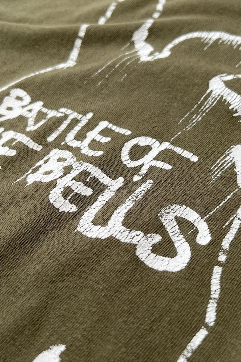 07'S RAGE AGAINST THE MACHINE BATTLEOF THE BELLS BAND T-SHIRT / KHAKI [SIZE: M USED]