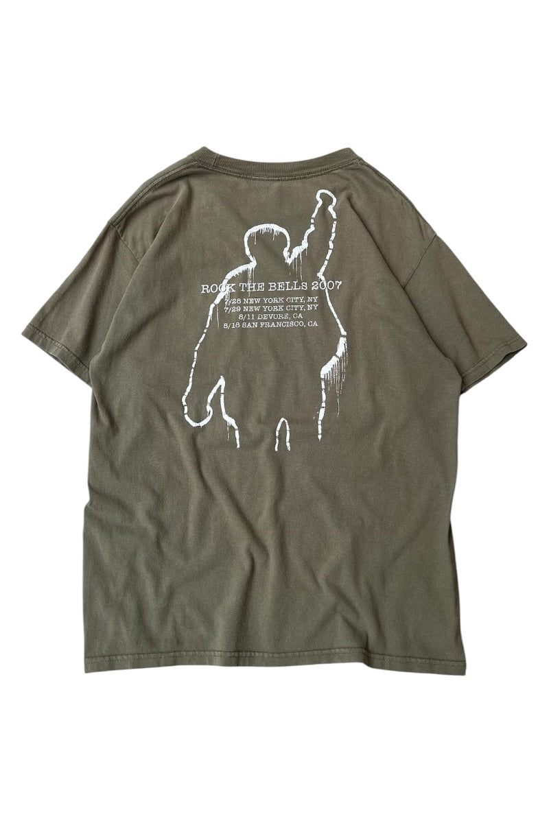 07'S RAGE AGAINST THE MACHINE BATTLEOF THE BELLS BAND T-SHIRT / KHAKI [SIZE: M USED]