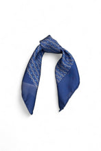 画像をギャラリービューアに読み込む, MADE IN FRANCE SILK SCARF / BLUE [SIZE: O/S USED]
