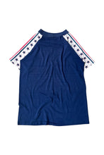 画像をギャラリービューアに読み込む, 70'S MONTAGUE RAGLAN T-SHIRT / BLUE [SIZE: M USED]
