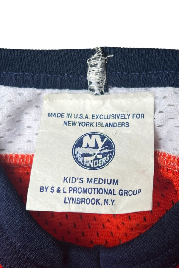 MADE IN USA 90'S SPARKY HOCKEY GAME SHIRT / ORANGE [SIZE: KID'S M USED]