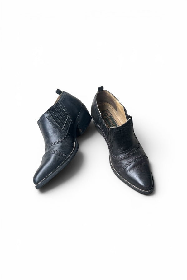 MADE IN ENGLAND 스웨이드 첼시 부츠 / NAVY [사이즈: US9.5 (27.5cm 상당) USED]