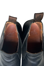 画像をギャラリービューアに読み込む, MADE IN USA POSTMAN MOMEO LEATHER BOOTS / BLACK [SIZE: US10 (28.0cm相当) USED]
