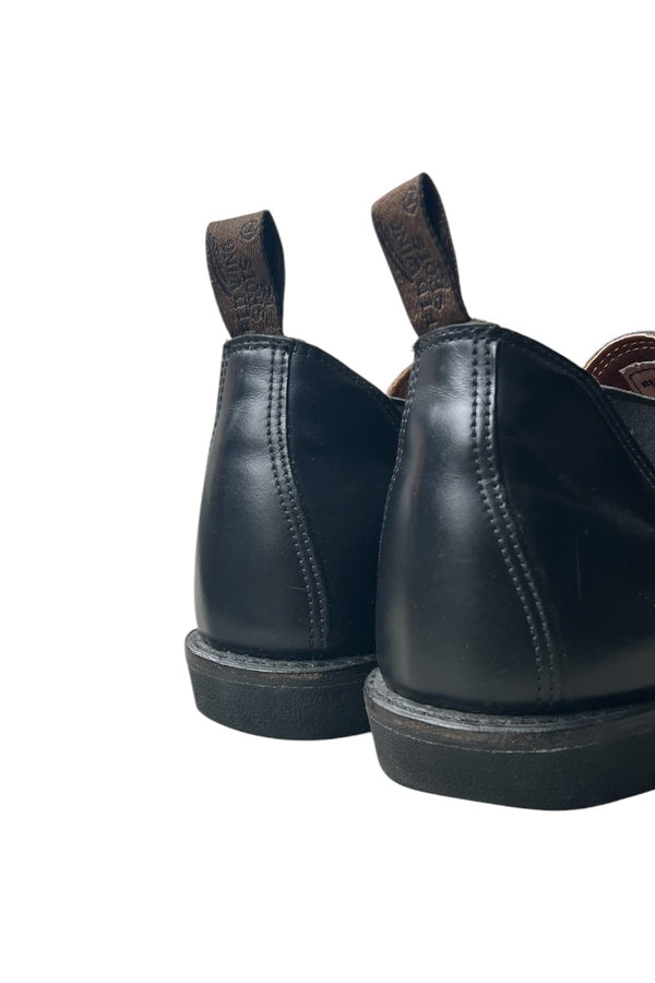 MADE IN USA POSTMAN MOMEO LEATHER BOOTS / BLACK [SIZE: US10 (28.0cm相当) USED]