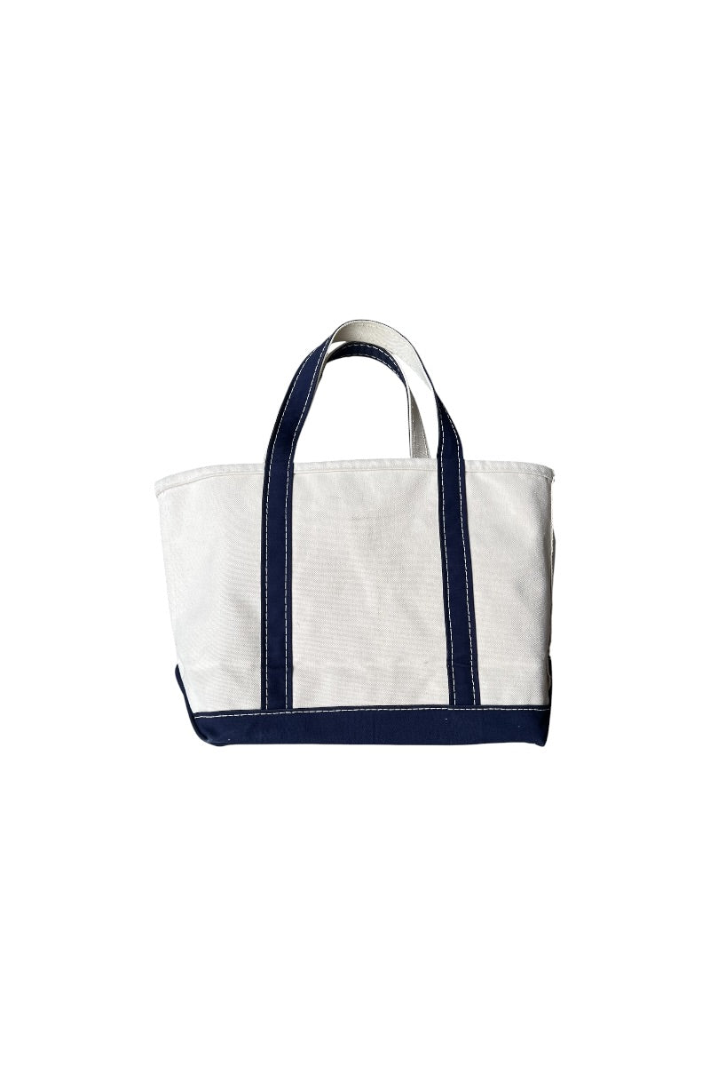 MADE IN USA 90'S BOAT AND TOTE BAG MEDIUM / NAVY [SIZE: S USED]