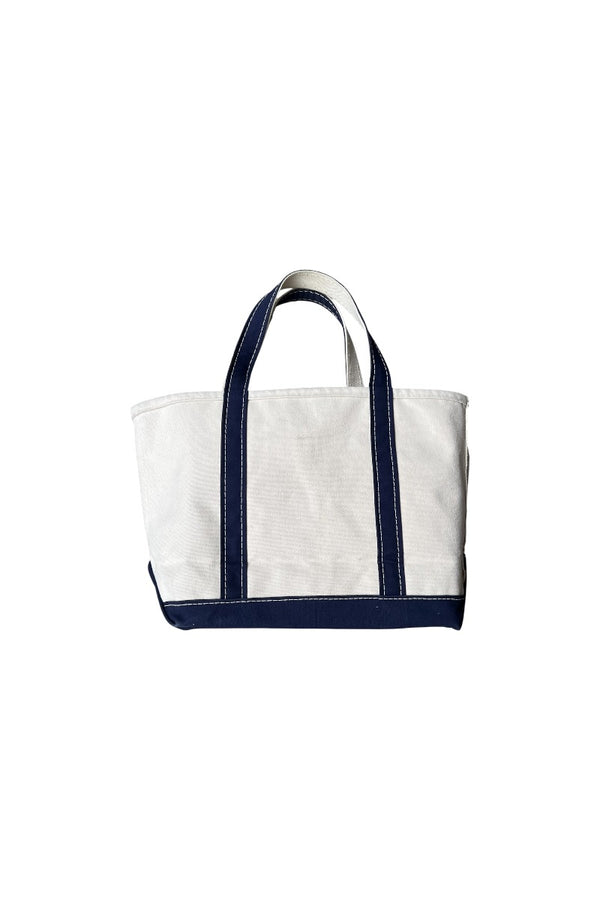 MADE IN USA 90'S BOAT AND TOTE BAG MEDIUM / NAVY [SIZE: S USED]
