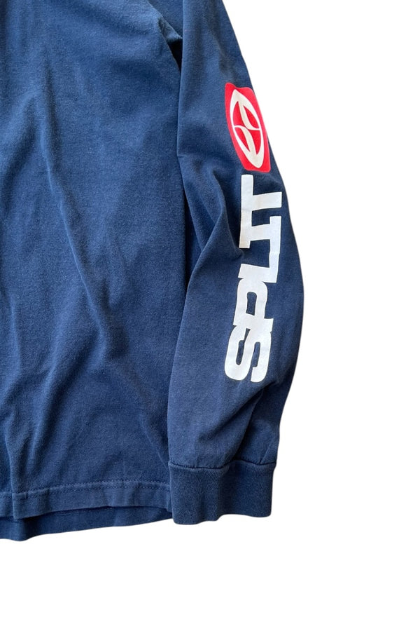 MADE IN MEXICO 90-00'S L/S SKATEBOARDING T-SHIRT / NAVY [SIZE: L USED]