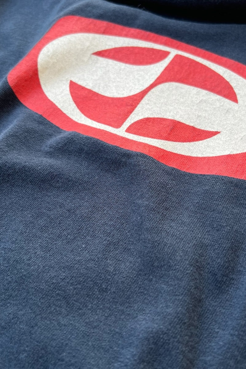 MADE IN MEXICO 90-00'S L/S SKATEBOARDING T-SHIRT / NAVY [SIZE: L USED]