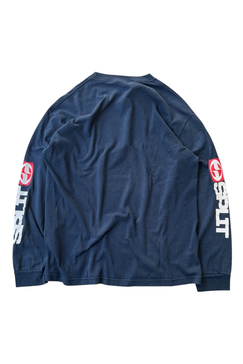 MADE IN MEXICO 90-00'S L/S SKATEBOARDING T-SHIRT / NAVY [SIZE: L USED]