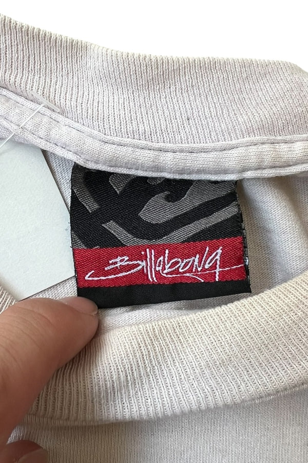 90'S L/S SURF TEE SHIRT / WHITE [SIZE: L USED]