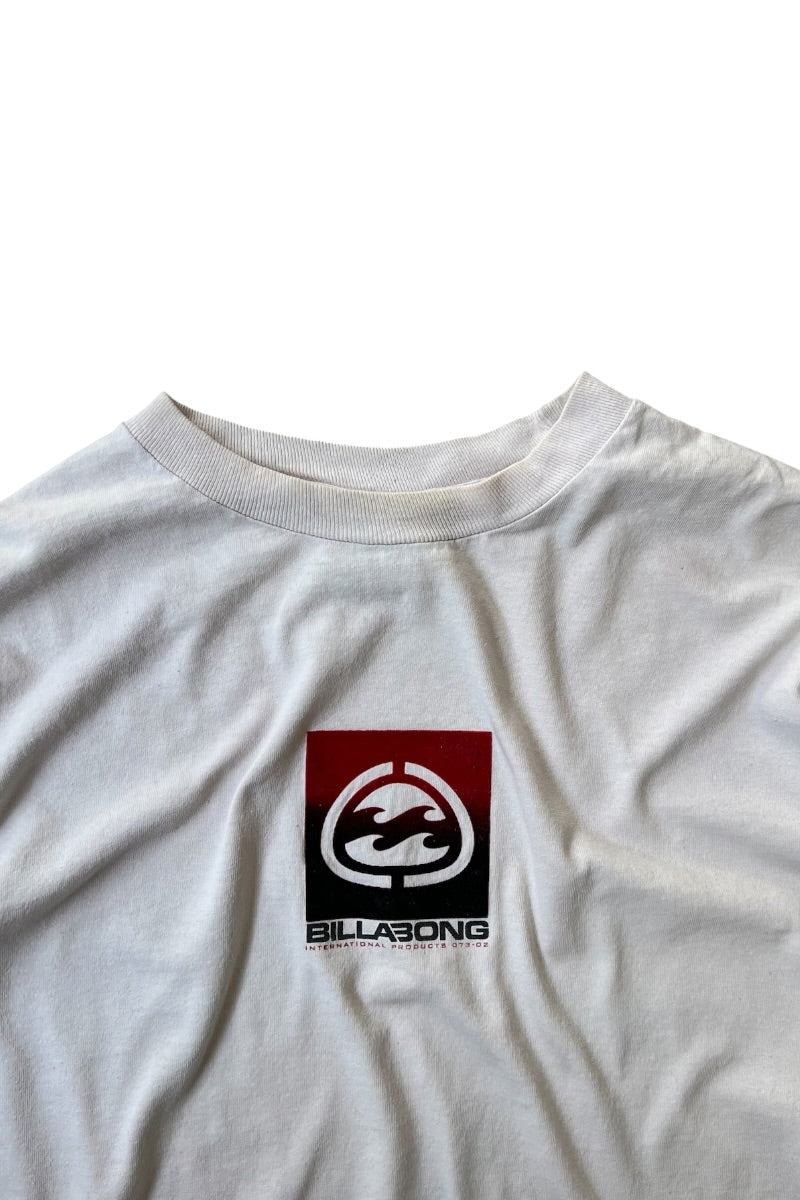 90'S L/S SURF TEE SHIRT / WHITE [SIZE: L USED]