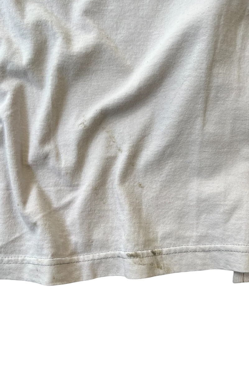 90'S L/S SURF TEE SHIRT / WHITE [SIZE: L USED]