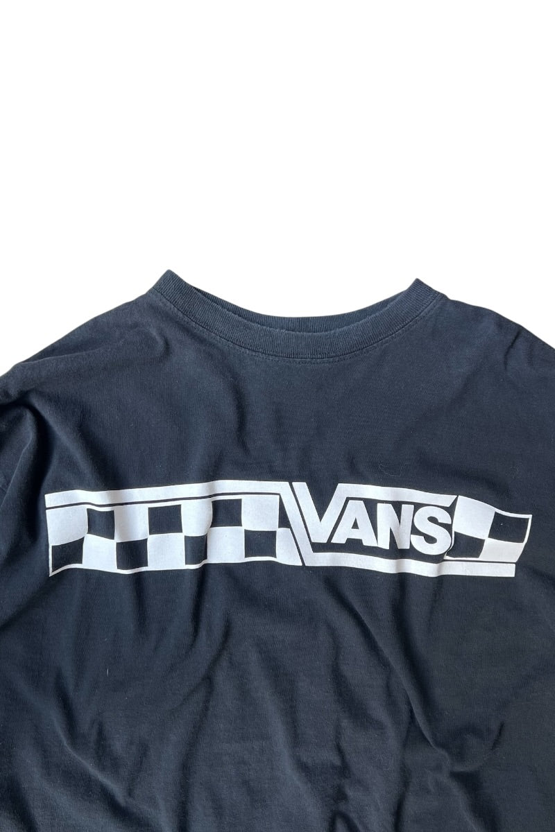 MADE IN USA 90'S L/S SKATEBOARDING T-SHIRT / BLACK [SIZE: XL USED]