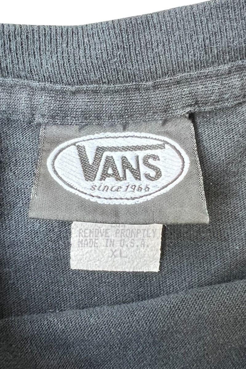 MADE IN USA 90'S L/S SKATEBOARDING T-SHIRT / BLACK [SIZE: XL USED]