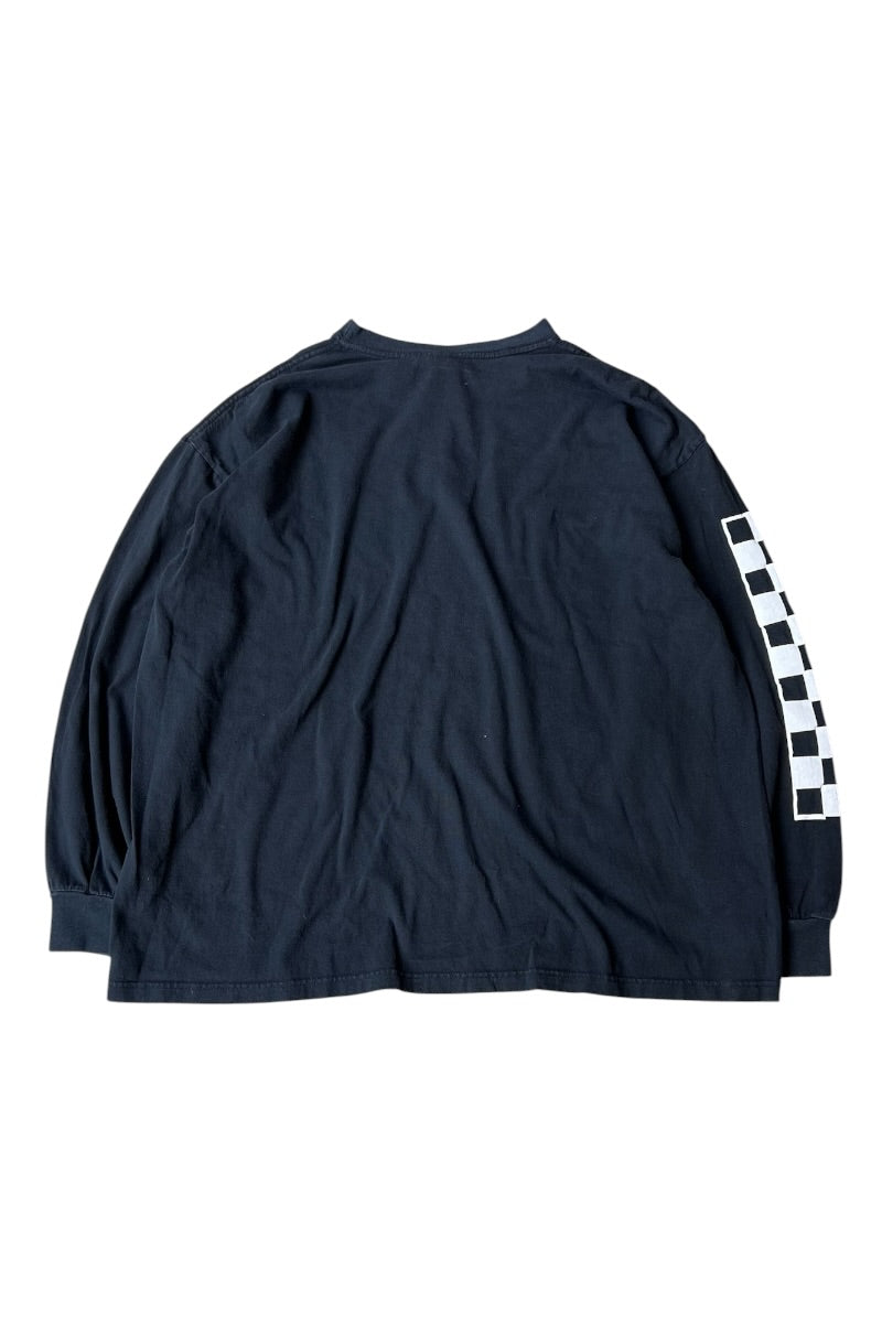 MADE IN USA 90'S L/S SKATEBOARDING T-SHIRT / BLACK [SIZE: XL USED]