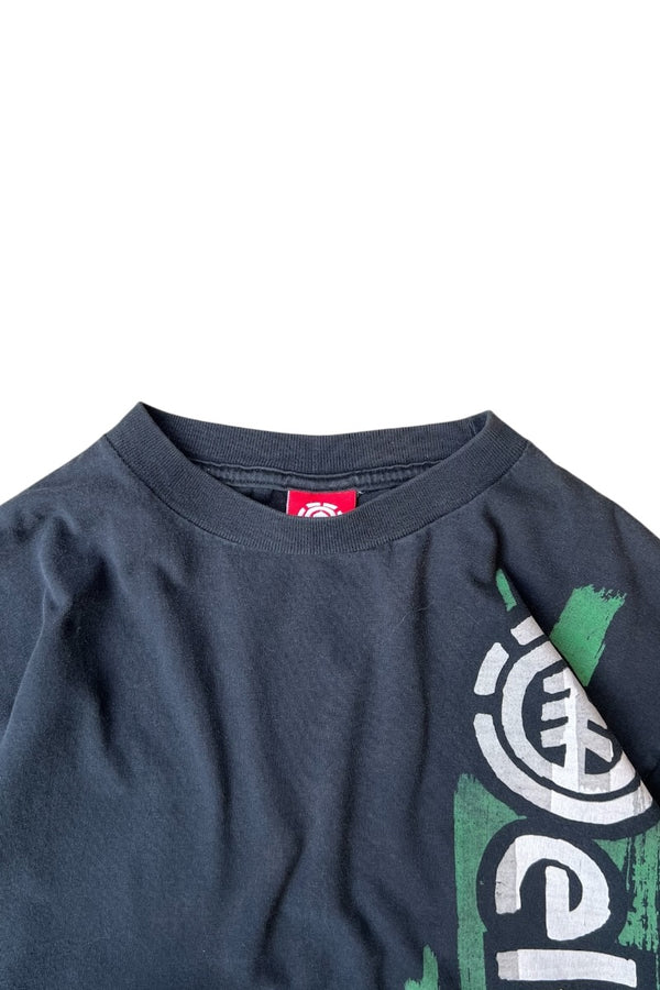90'S-Y2K EARLY 00'S SKATEBOARDING T-SHIRT / BLACK [SIZE: M USED]