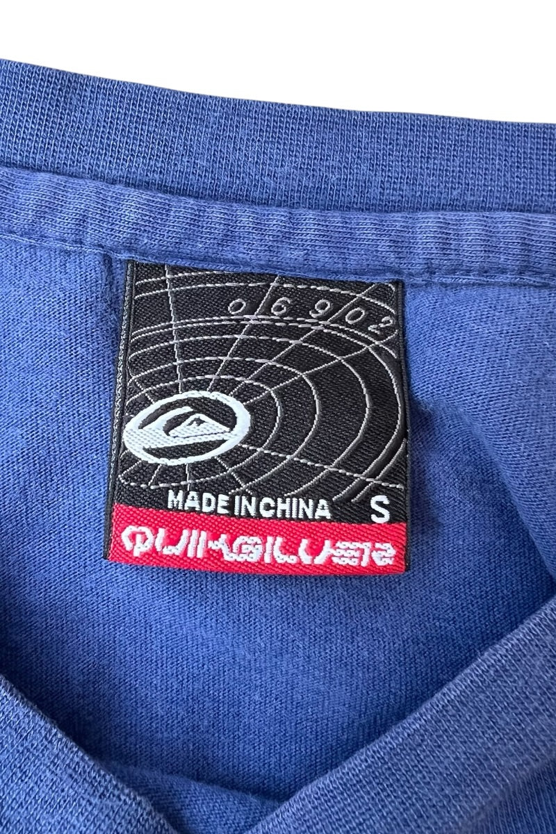 90'S-Y2K EARLY 00'S SURF TEE SHIRT / NAVY [SIZE: S USED]
