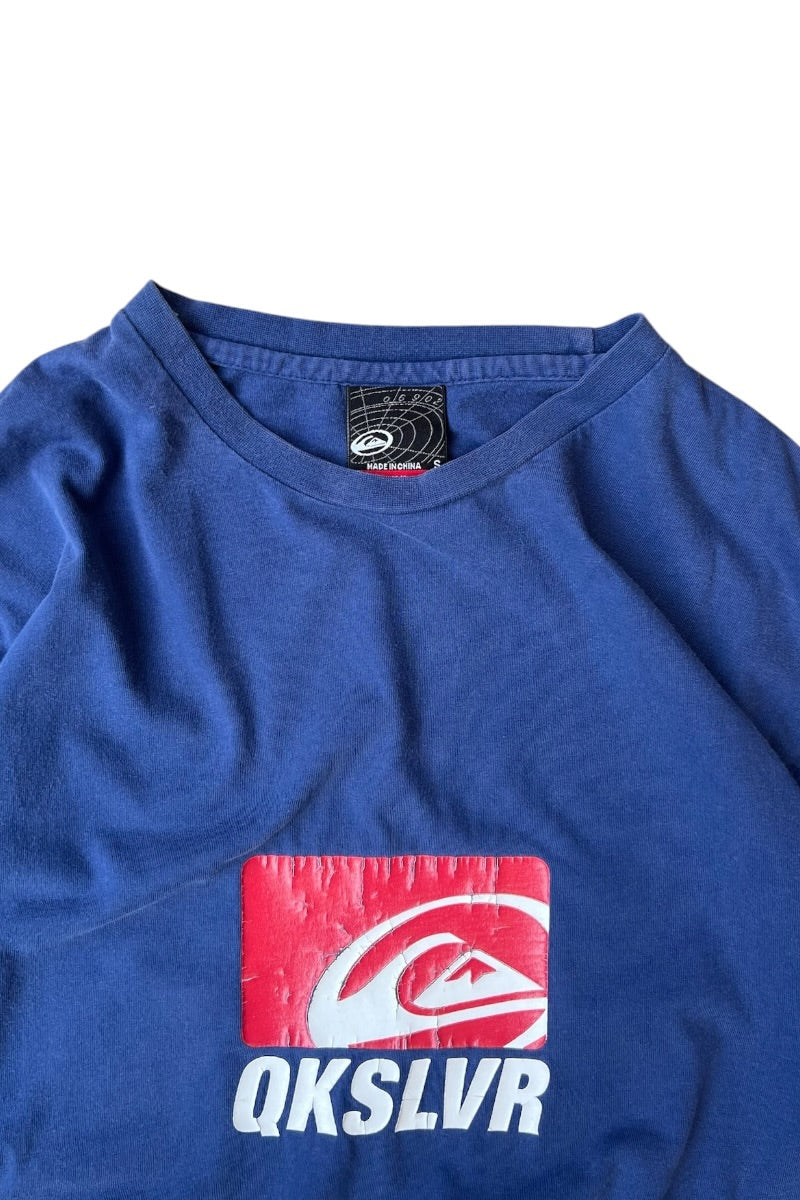 90'S-Y2K EARLY 00'S SURF TEE SHIRT / NAVY [SIZE: S USED]