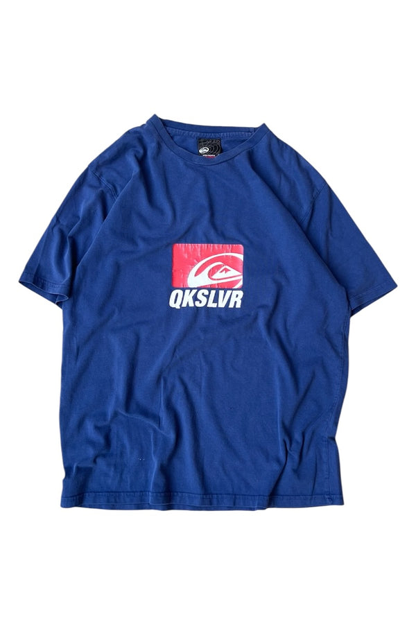 90'S-Y2K EARLY 00'S SURF TEE SHIRT / NAVY [SIZE: S USED]