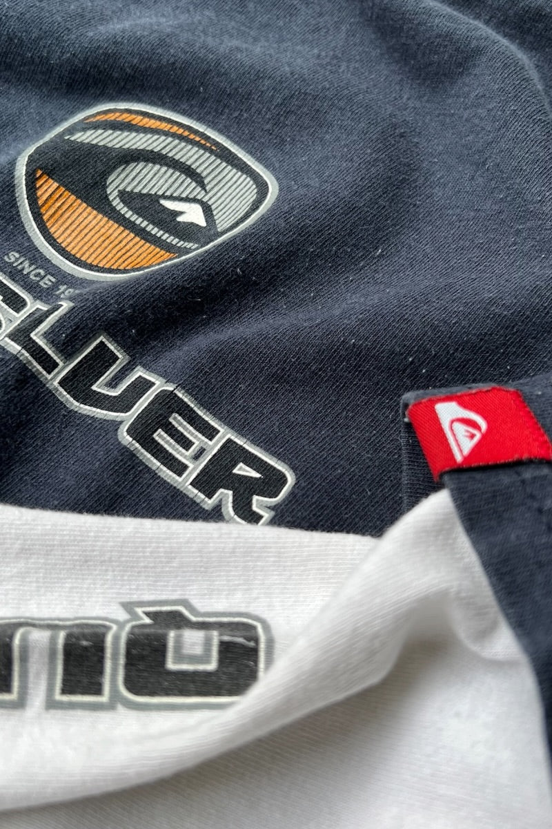 MADE IN MEXICO 90'S-Y2K DOCKING L/S T-SHIRT / NAVY [SIZE: L USED]