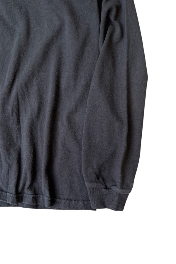 MADE IN USA 90'S-Y2K EARLY 00'S L/S SURF TEE SHIRT / BLACK [SIZE: XL USED]