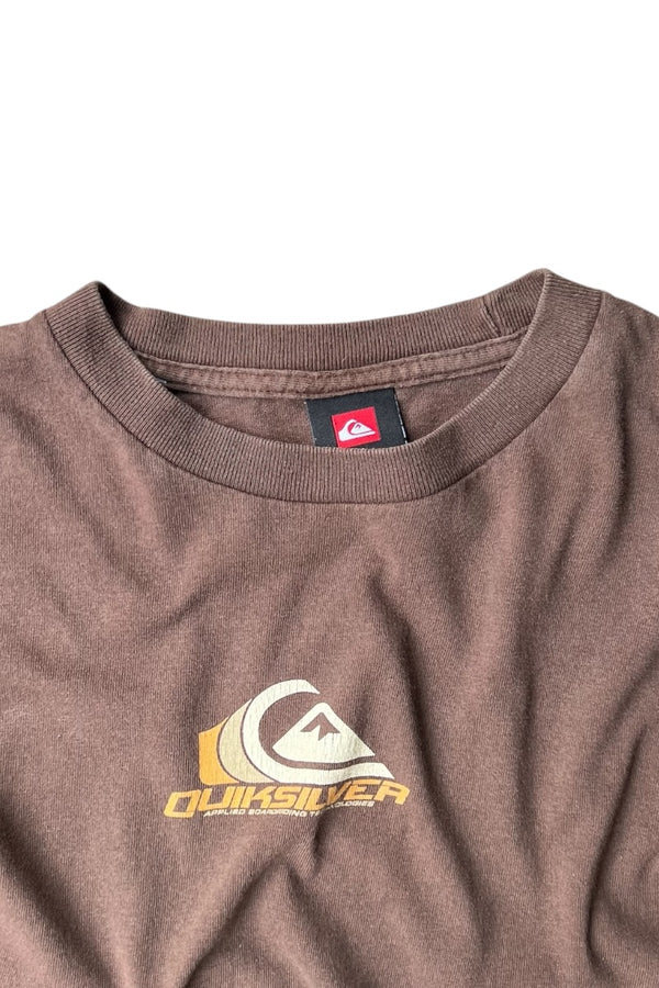 90'S-Y2K EARLY 00'S L/S SURF TEE SHIRT / BROWN [SIZE: M USED]