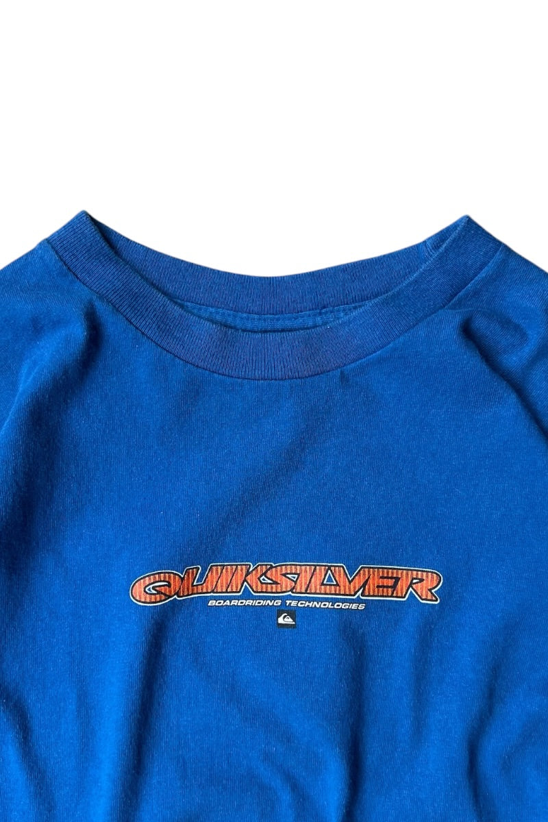 90'S-Y2K SURF T-SHIRT BOYS XL / BLUE [SIZE: M USED]