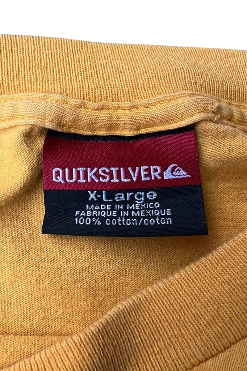 MADE IN MEXICO 90'S-Y2K EARLY 00'S SURF TEE SHIRT / YELLOW [SIZE: XL USED]