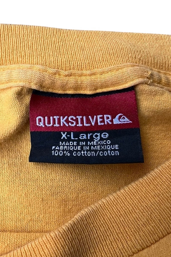 MADE IN MEXICO 90'S-Y2K EARLY 00'S SURF TEE SHIRT / YELLOW [SIZE: XL USED]