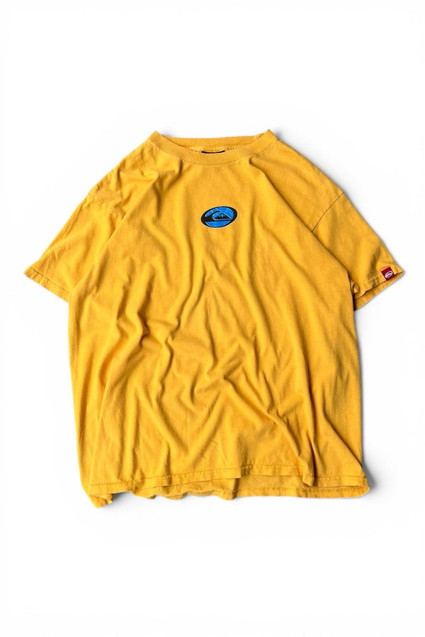 MADE IN MEXICO 90'S-Y2K EARLY 00'S SURF TEE SHIRT / YELLOW [SIZE: XL USED]