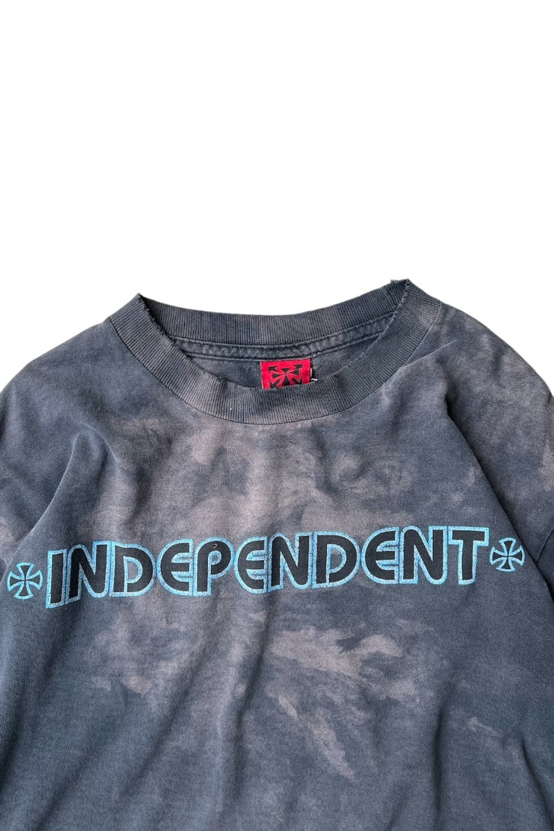 90'S-Y2K EARLY 00'S SKATEBOARDING T-SHIRT / GRAY [SIZE: L USED]