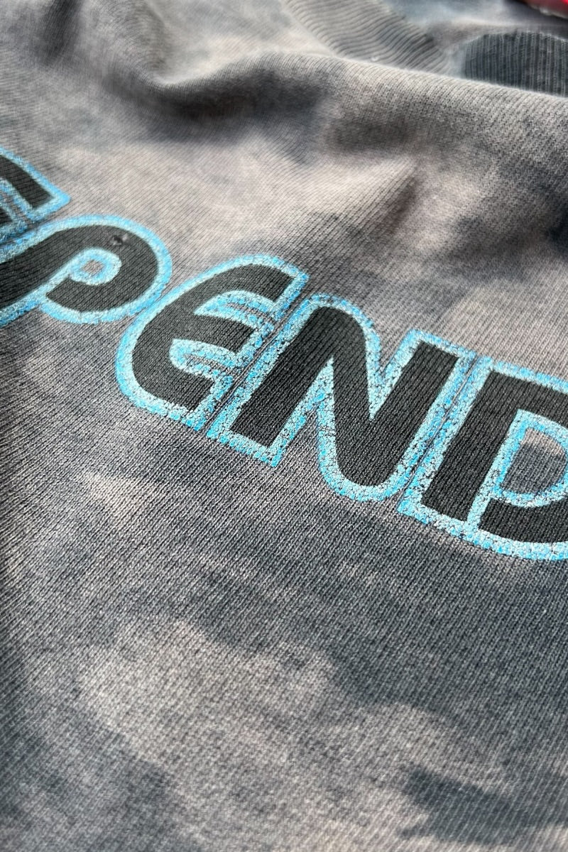 90'S-Y2K EARLY 00'S SKATEBOARDING T-SHIRT / GRAY [SIZE: L USED]