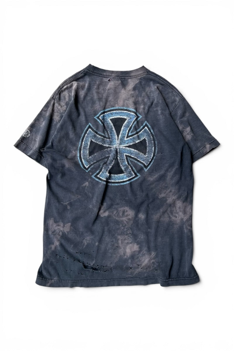 90'S-Y2K EARLY 00'S SKATEBOARDING T-SHIRT / GRAY [SIZE: L USED]