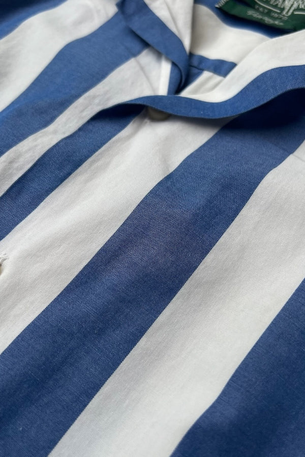 MADE IN USA S/S STRIPE SHIRT / STRIPE [SIZE: L USED]