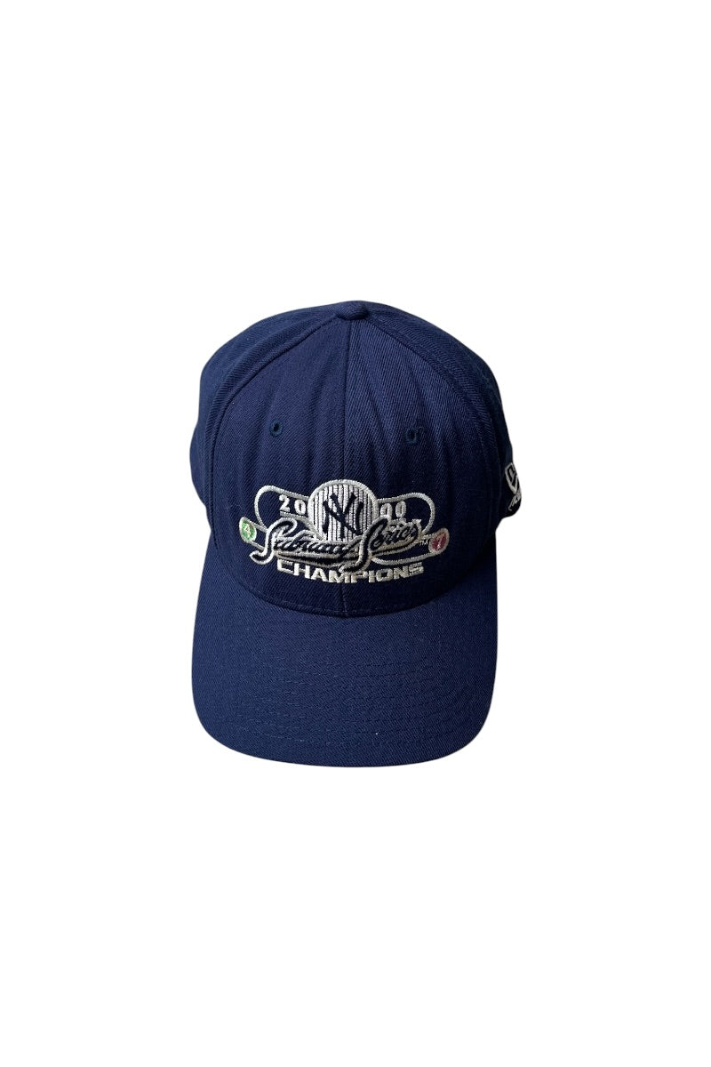 Y2K 00'S SUBWAY SERIES 6 PANEL CAP / NAVY [SIZE: ONE SIZE USED]