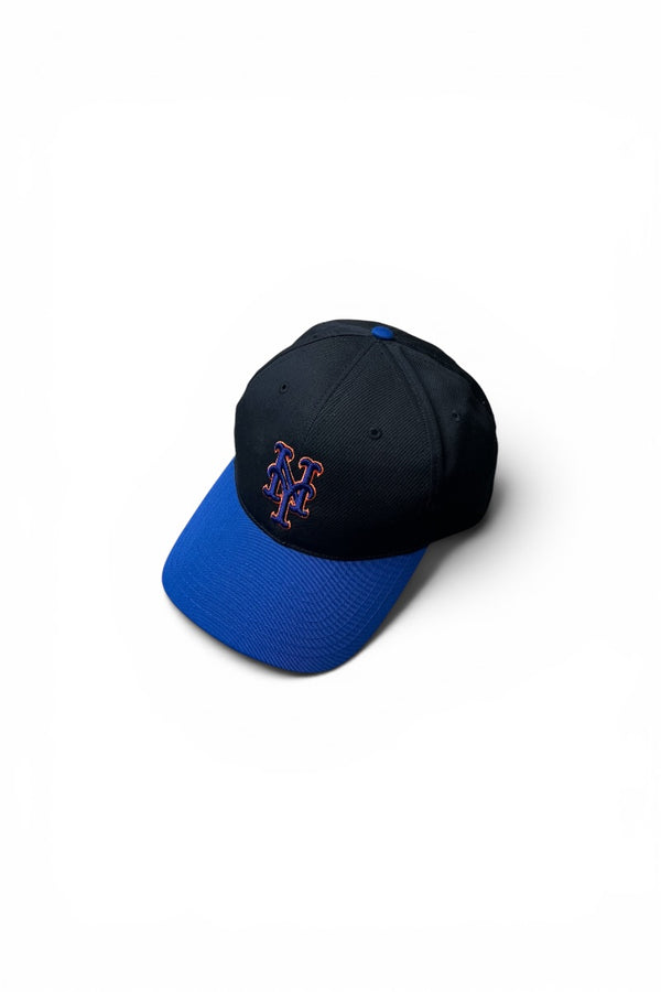 90'S NY METS 6 PANEL CAP / BLACK [SIZE: ONE SIZE USED]