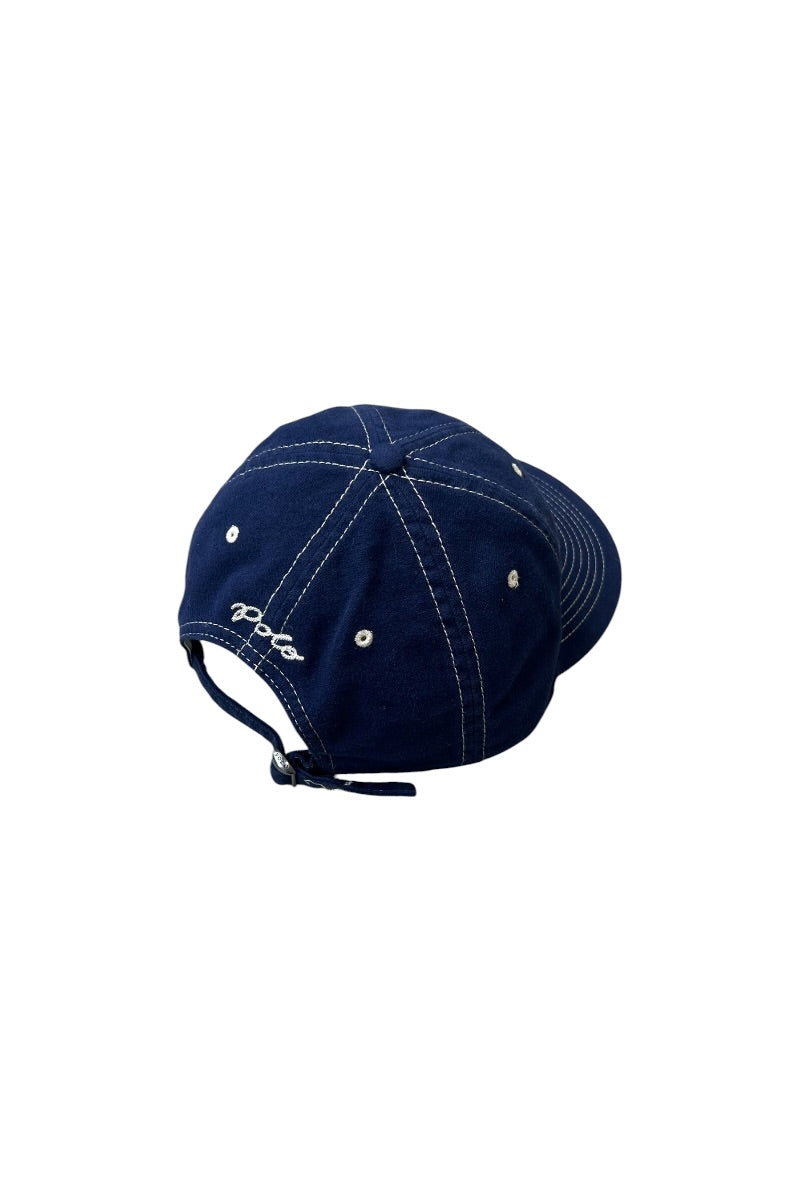 LOGO 6 PANEL CAP / NAVY [SIZE: ONE SIZE USED]