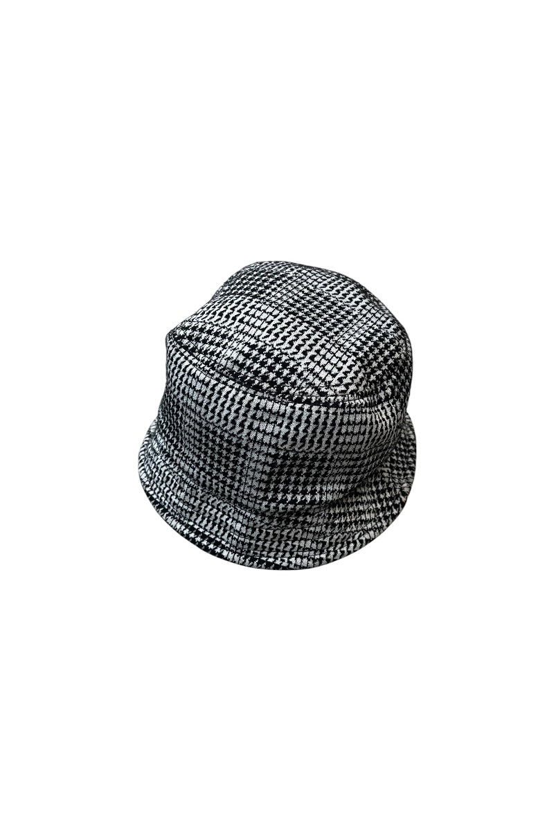 HOUNDSTOOTH LOGO HAT / BLACK [SIZE: ONE SIZE USED]