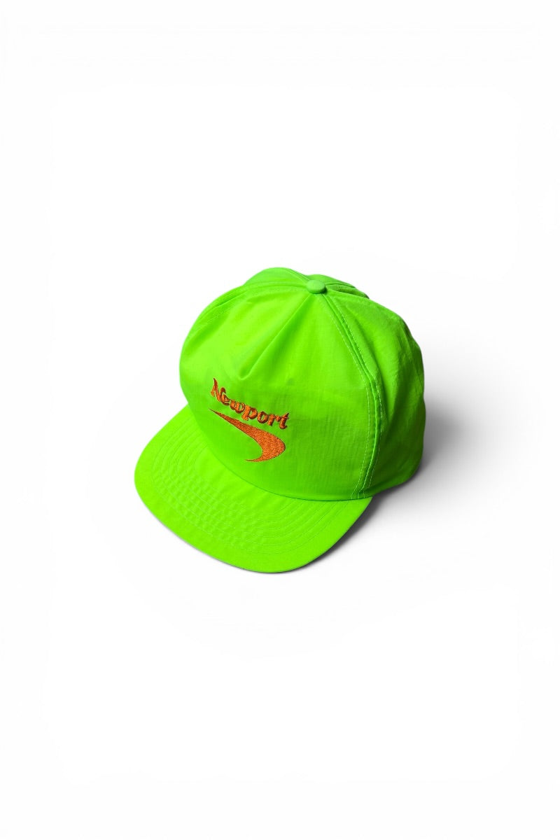 90'S EMBROIDERY NYLON 6PANEL CAP / NEON [SIZE: ONE SIZE USED]