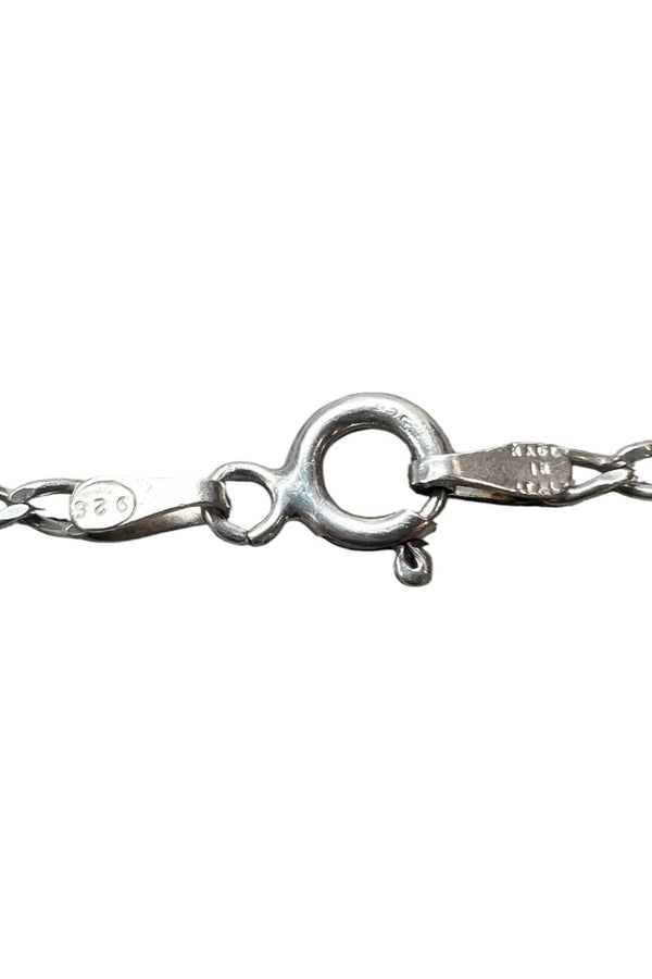 MADE IN ITALY 925 SILVER NECKLACE / SILVER [SIZE: ONE SIZE USED]